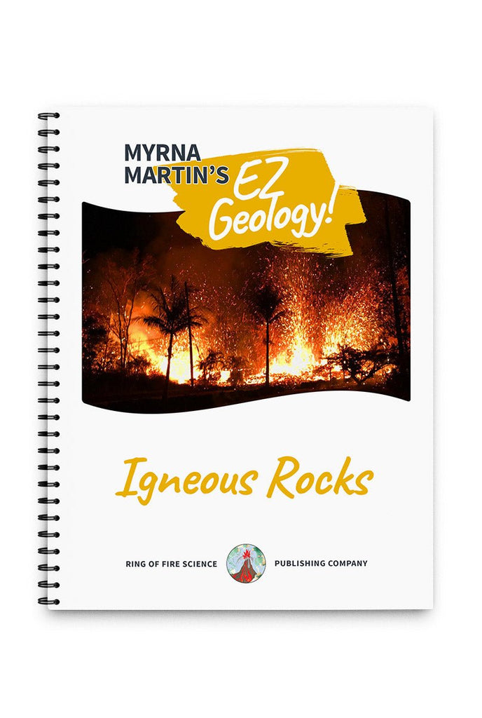 EZ Geology Igneous Rocks Book by Myrna Martin 