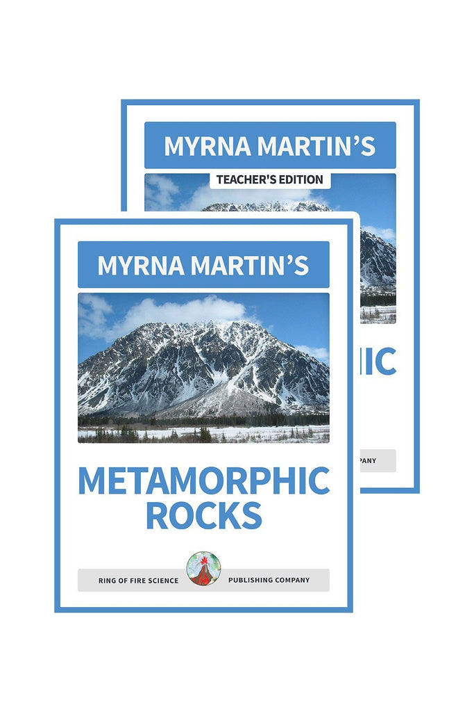 Metamorphic Rocks e-Book Plus Teacher's Edition - Kids Fun Science Bookstore